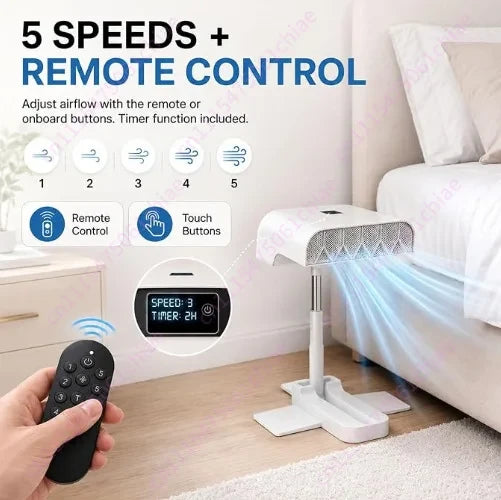 Remote Control Under Quilt Circulation Fan
