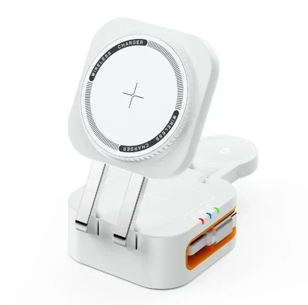 Compact Magnetic Foldable Wireless Charging Station